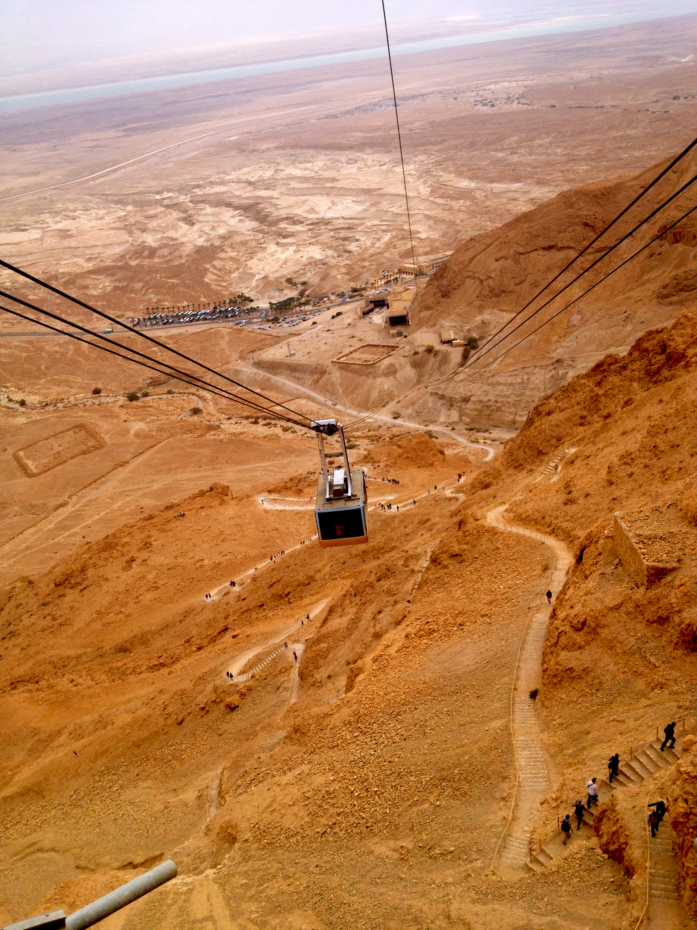 Cable Cars at Masada