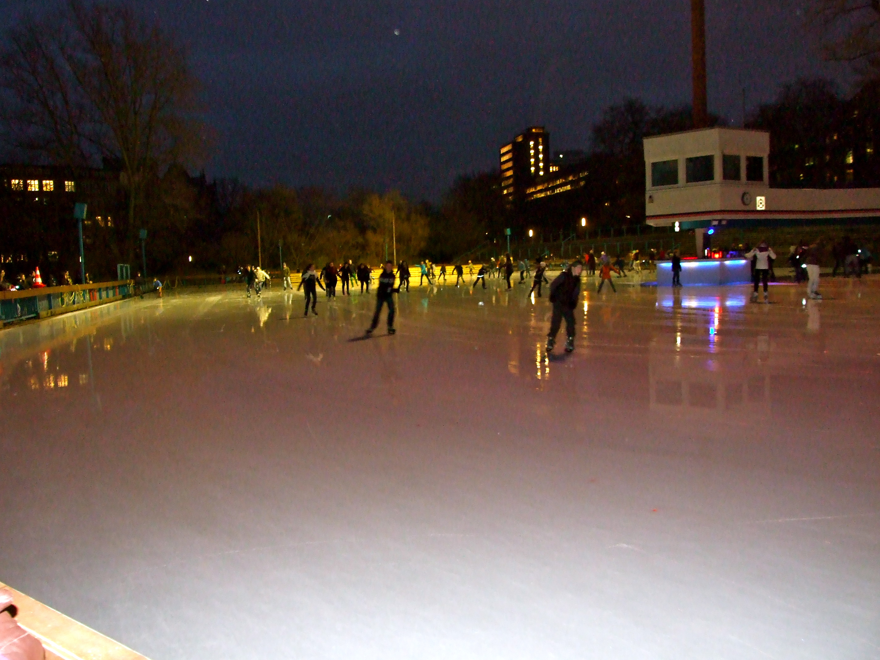 Ice Skating in Hamburg Germany