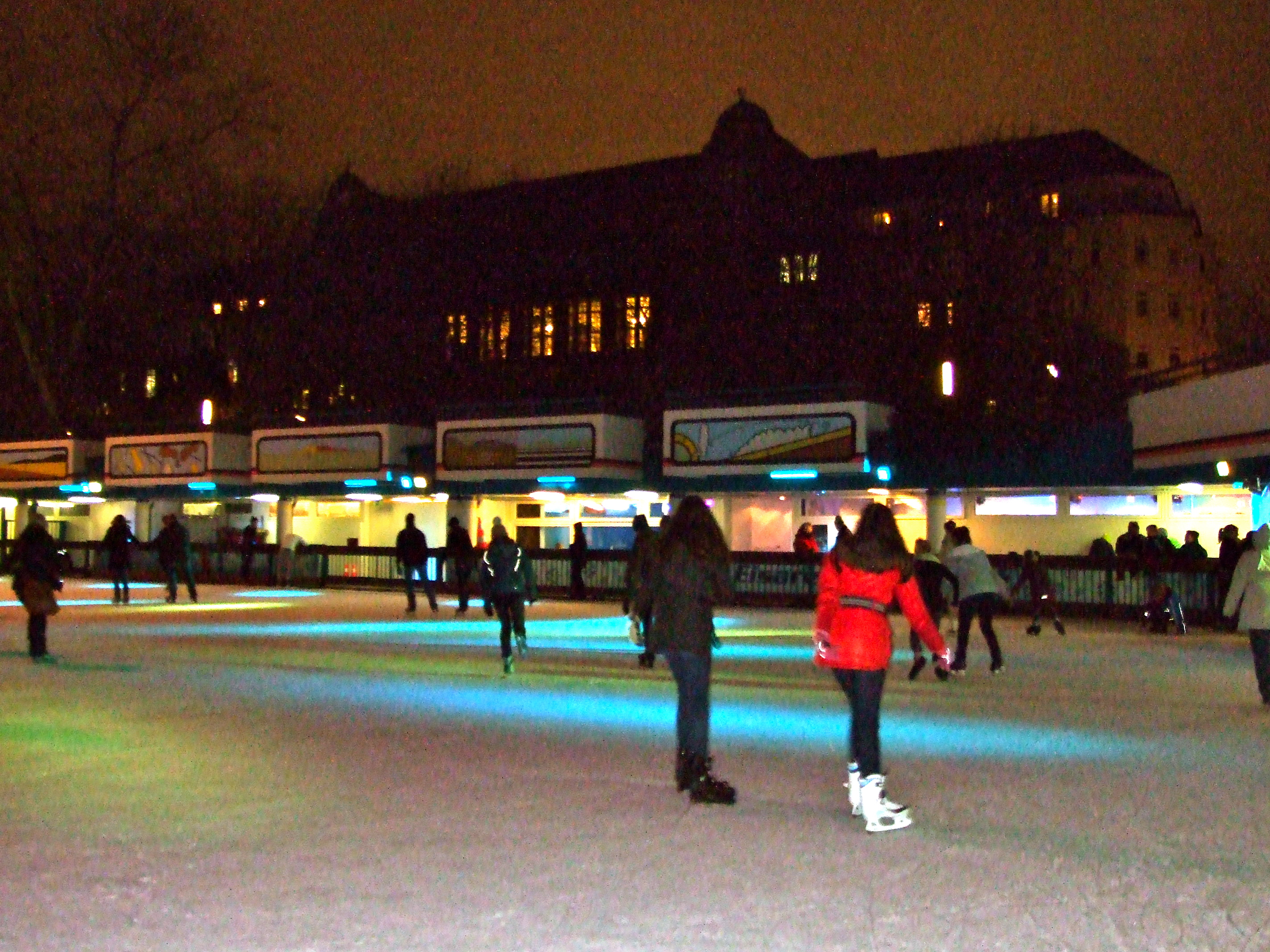 Ice Skating in Hamburg Germany 