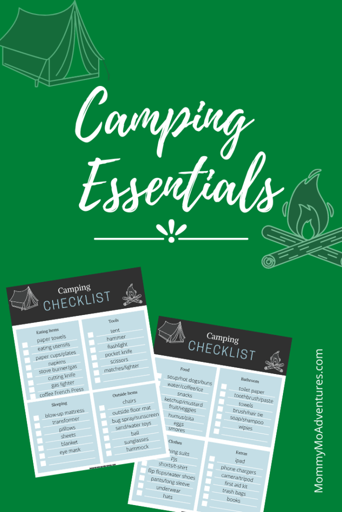 camping essentials list 
