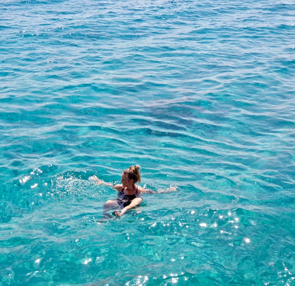 Swimming in the Red Sea at the Coral Reef