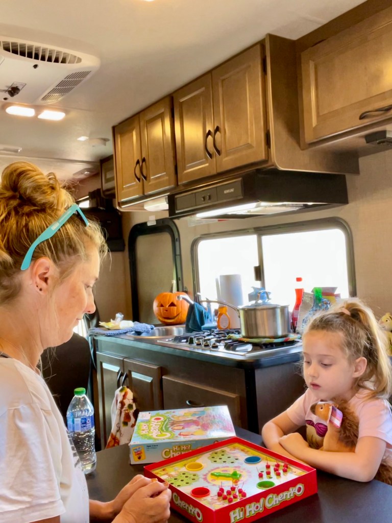 kids activities for an RV trip: board games