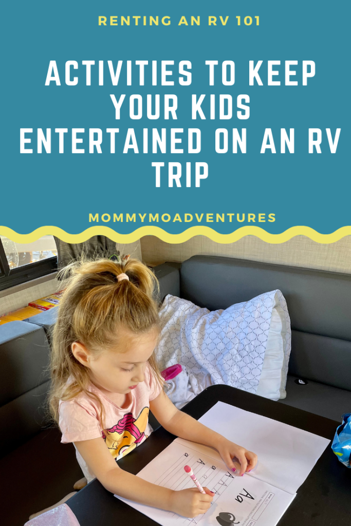 Pin IT - kids activities for an RV trip