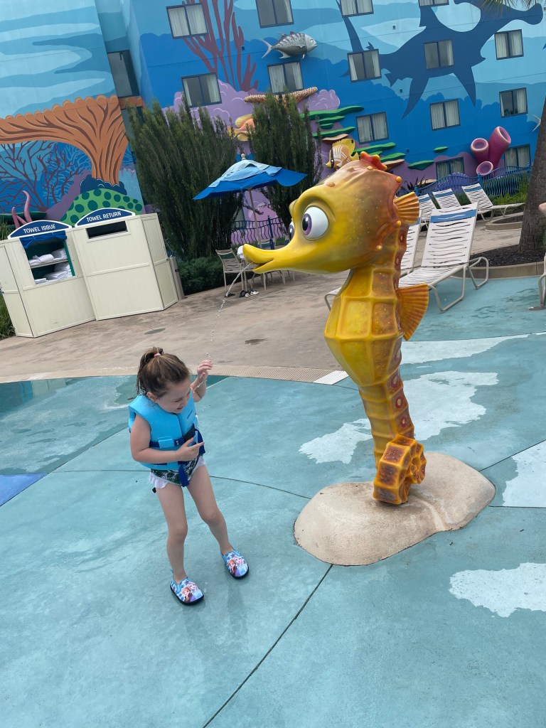 Splash pad at Art of Animation Disney Hotel 