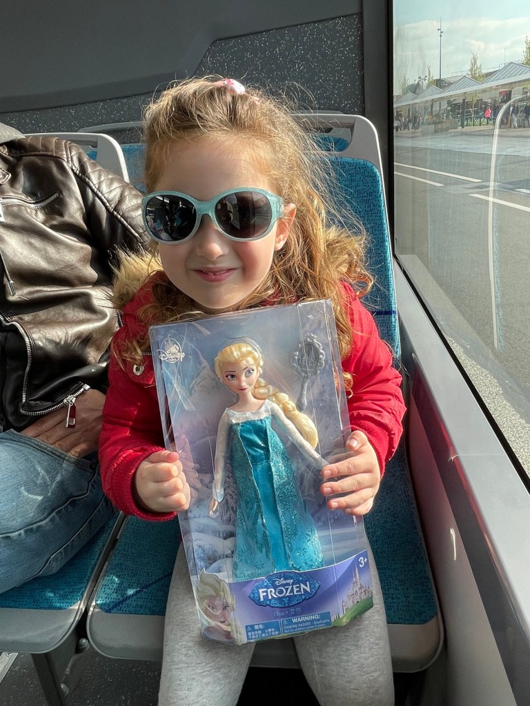 Bus ride to Disneyland Paris from campground