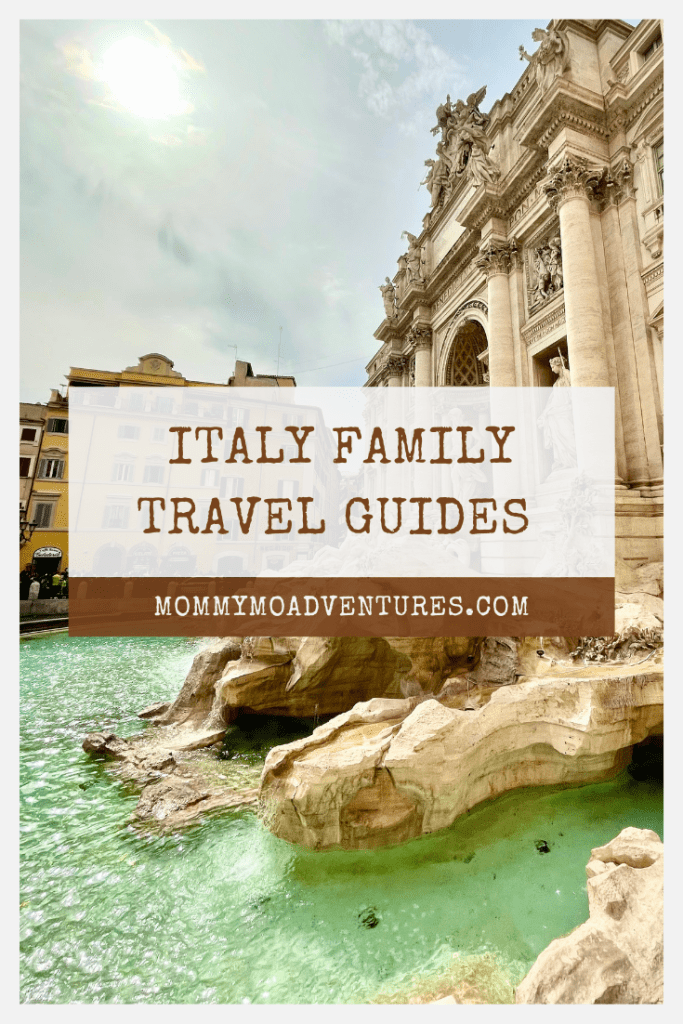 Italy family travel guides pin