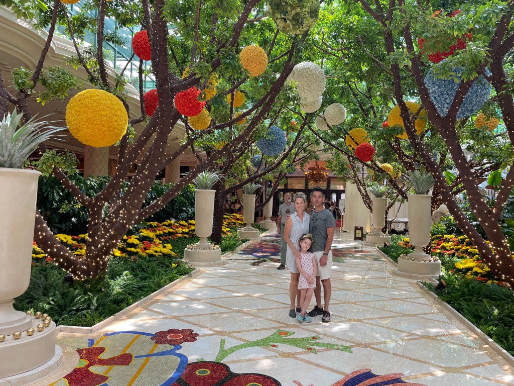 family vacation in Las Vegas 