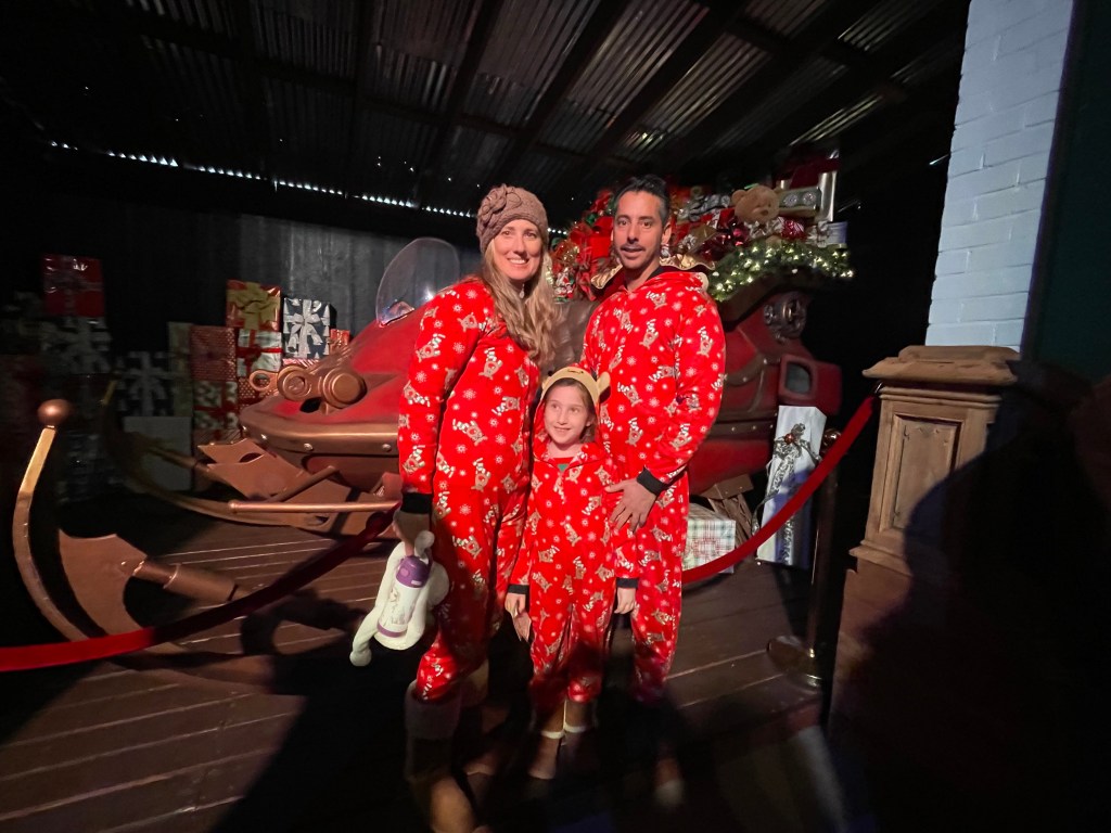 Family Christmas Pajamas at the North Pole Experience