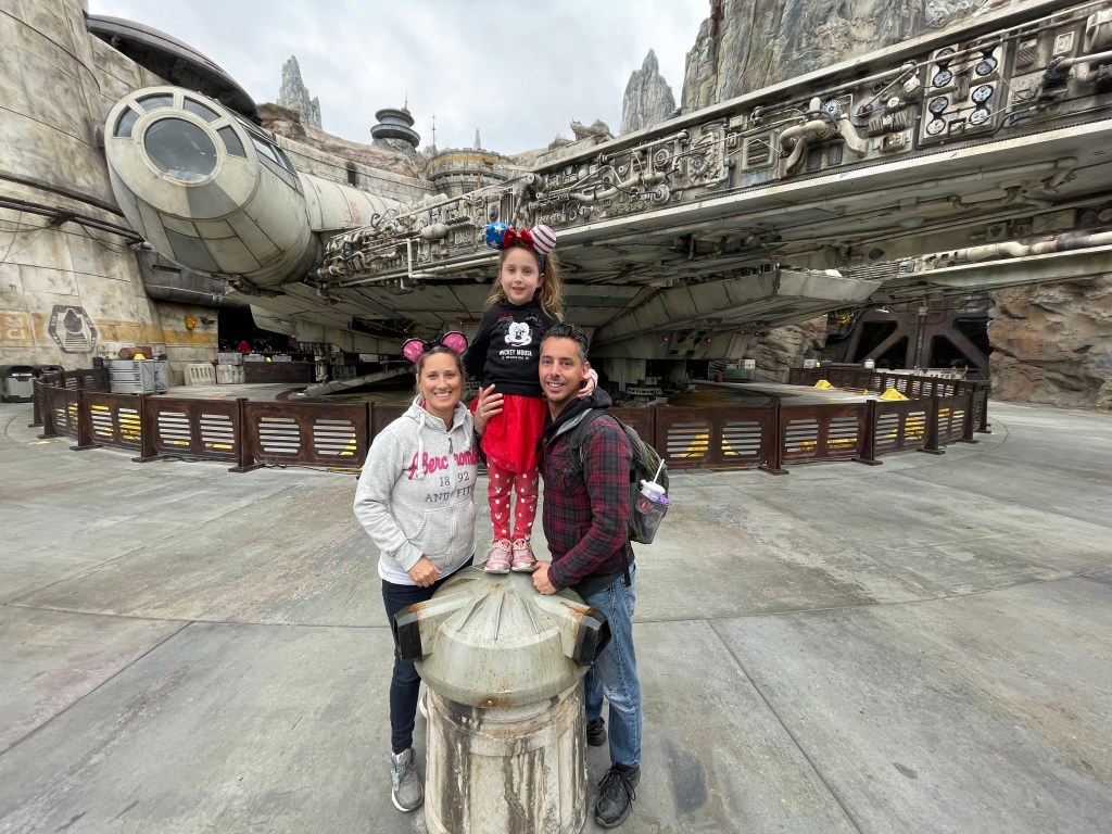 Millenium Falcon ride at Star Wars land, Disneyland