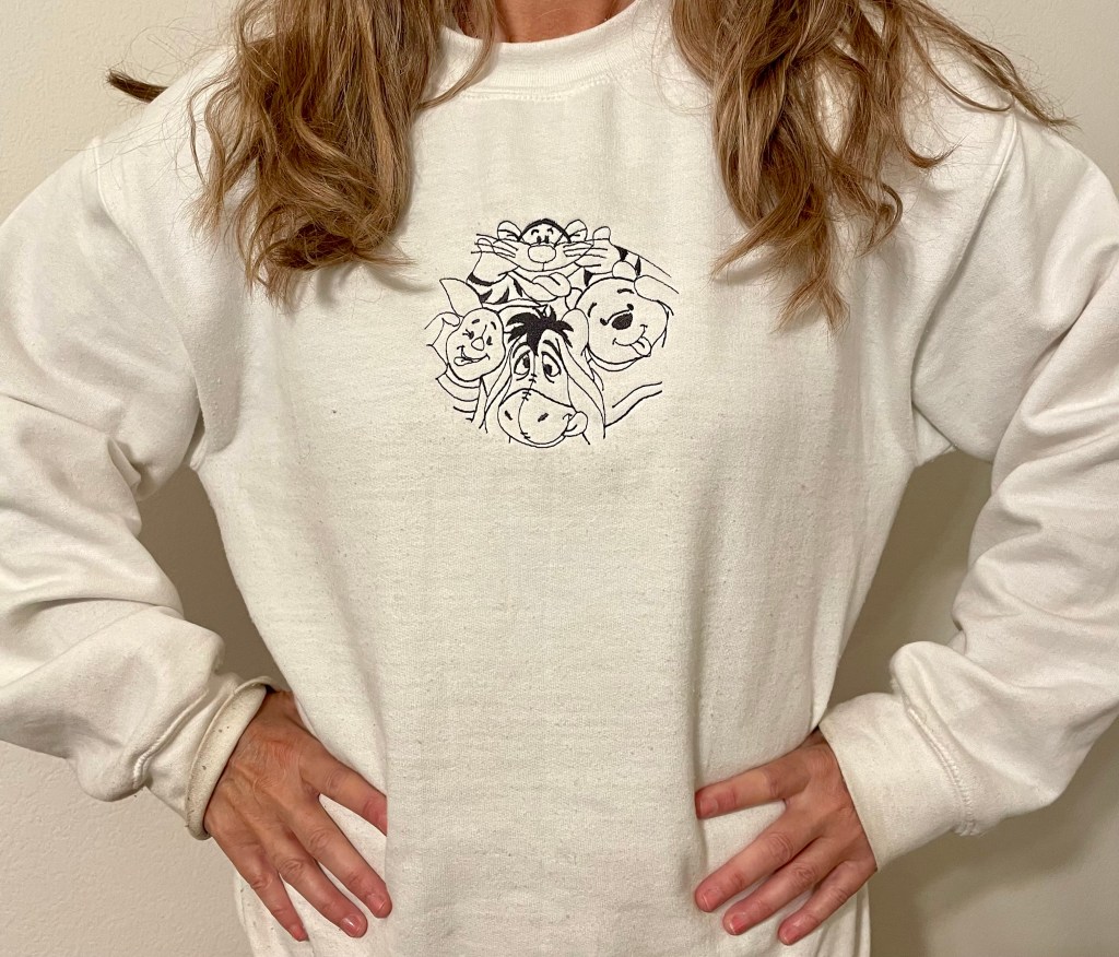 Mommy Mo Designs Winnie the Pooh selfie sweatshirt