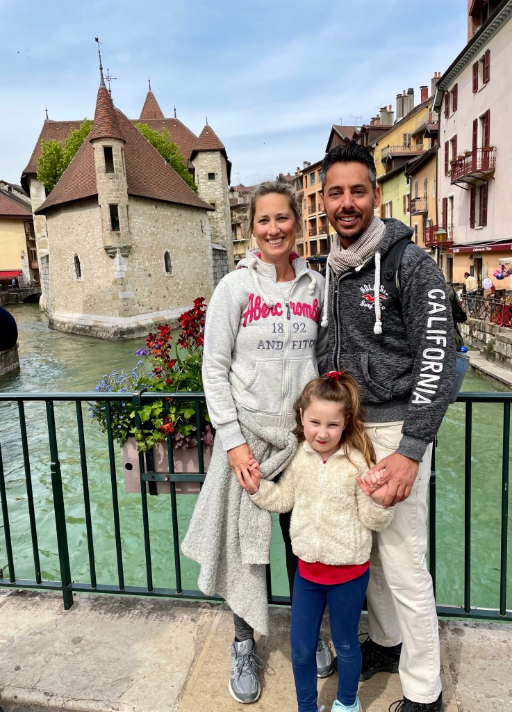 Family pic at Palais de L’Isle