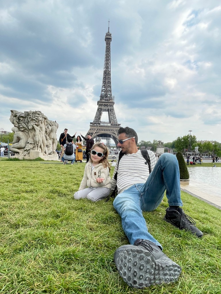 Trocadero Gardens - the best place to rest your feet near the Eiffel Tower