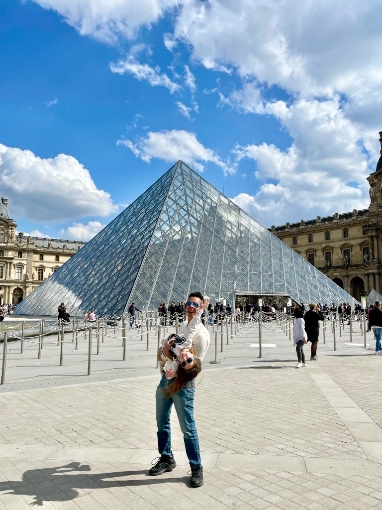 The Louvre during 2 days in Paris with kids