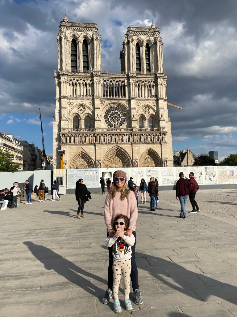 Notre Dame with kids