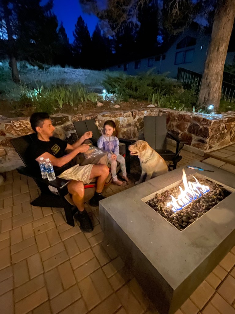 Smores at Big Bear Lake, California