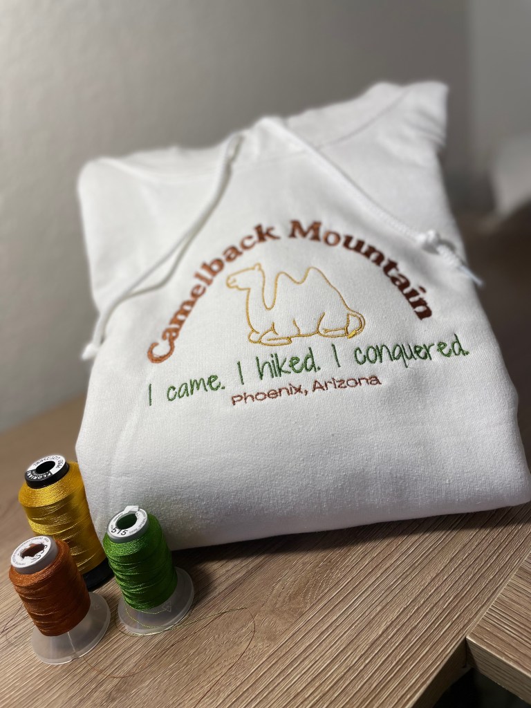 Camelback Mountain Embroidery Hoodie